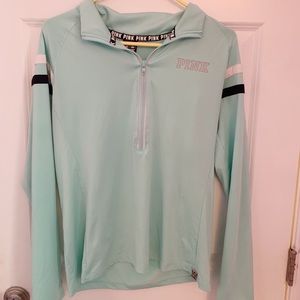 aqua quarter zip
